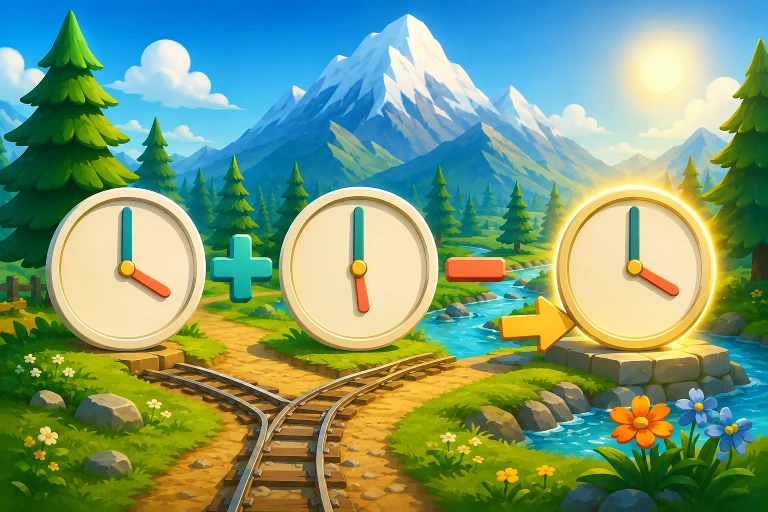 Calculate time/add and subtract time